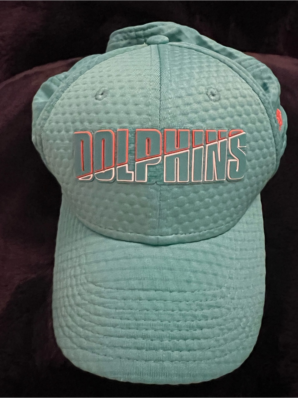 New Era 9FORTY Miami Dolphins NFL Training Camp Seersucker Hat Aqua OSFM